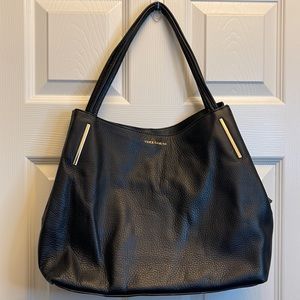 Vince Camuto Leather Black Bag